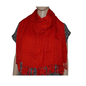 Shawl Red - Natural Dyes - Stylish, Ecofriendly & Fairtrade from Quetzal Artisan