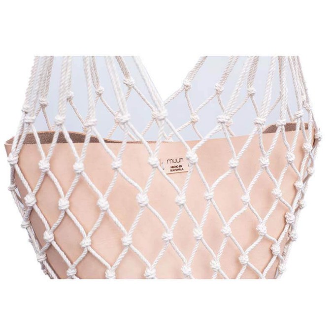 Vegan Handbag Ecru - Fashionable, Eco-friendly and Fairtrade from Quetzal Artisan