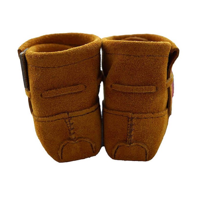 Kids Booties - Suede Moccasin Slippers for Babies Toddlers from Quetzal Artisan