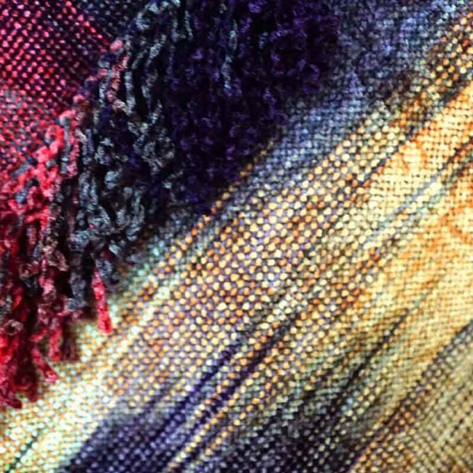 Poncho Yellow Brown - Organic Bamboo - Stylish & Fairtrade from Quetzal Artisan