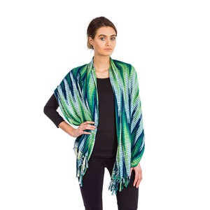 Shawl Indigo Hills - Natural Dyed - Ecofriendly & Fairtrade from Quetzal Artisan