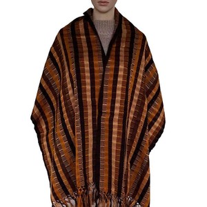 Scarf with Fringes Terracotta - Handmade, Beautiful and Fair from Quetzal Artisan