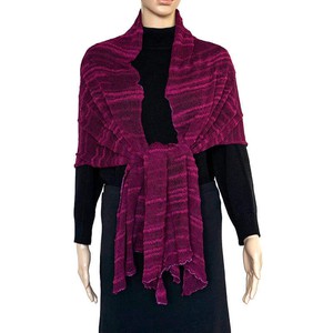 Shawl Fuchsia - Pima Cotton and Bamboo - Lovely and Versatile from Quetzal Artisan
