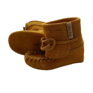 Kids Booties - Suede Moccasin Slippers for Babies Toddlers from Quetzal Artisan