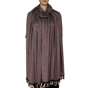 Shawl Deep Purple - Oversized - Fashionable and Fairtrade from Quetzal Artisan