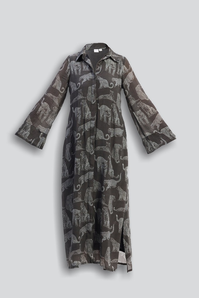 Relaxed-fit Shirt Dress in Animal Print from Reistor