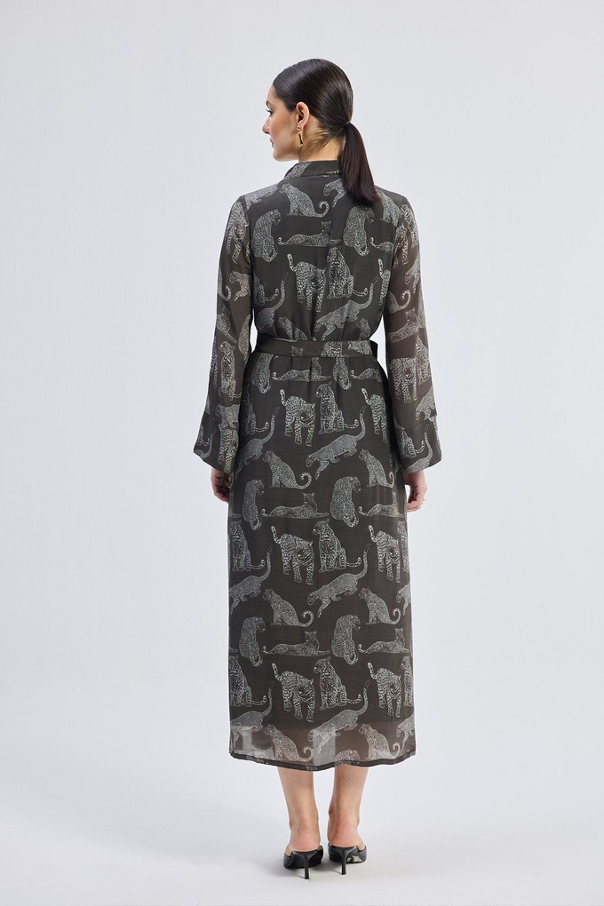 Relaxed-fit Shirt Dress in Animal Print from Reistor