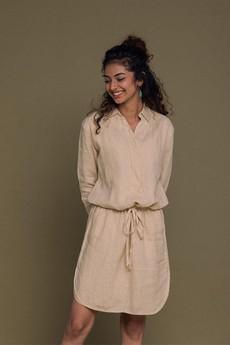 Meet me by the Cliff Dress in Neutral Beige via Reistor