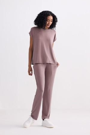 Wide Leg Pant in Dusty Rose from Reistor