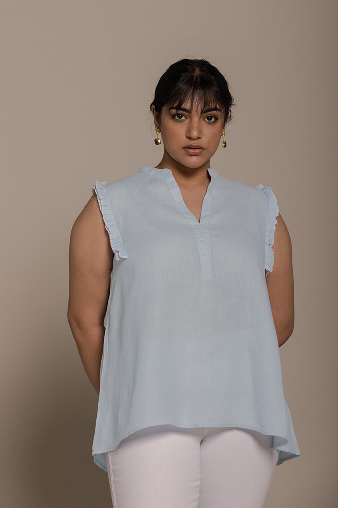 Wind in my Hair Shirt in Blue from Reistor