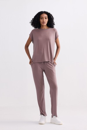 Relaxed Tee Set in Dusty Rose from Reistor