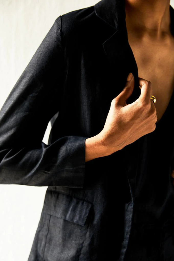 Hemp Three Piece Set in Black from Reistor