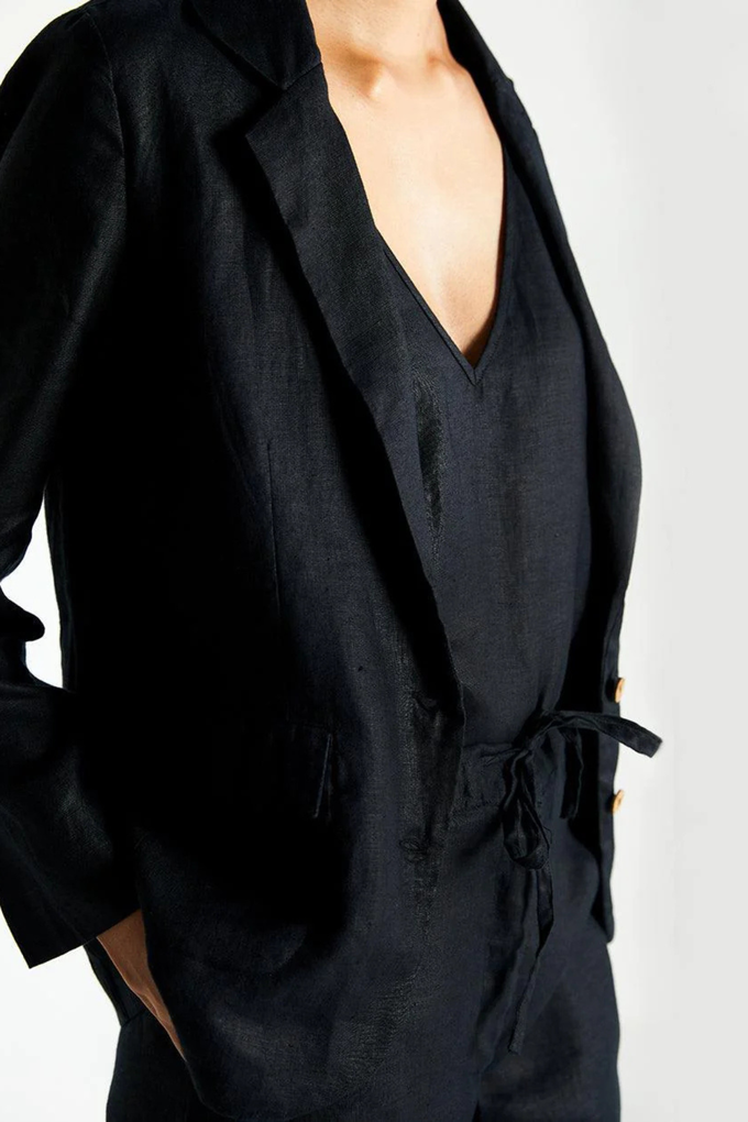 Hemp Three Piece Set in Black from Reistor