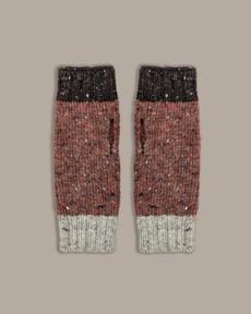 Donegal Wrist Warmers | Ruby Dusk via ROVE
