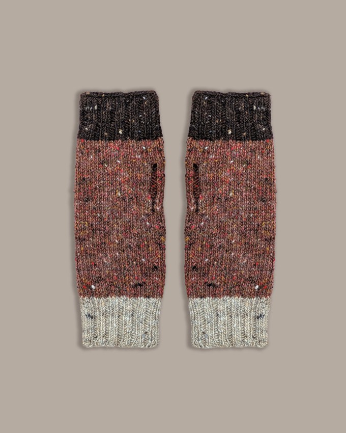 Donegal Wrist Warmers | Ruby Dusk from ROVE