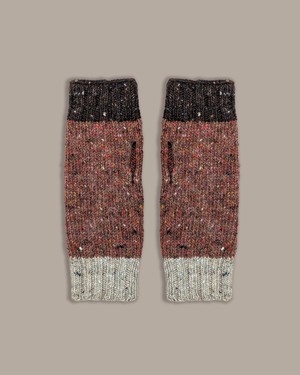 Donegal Wrist Warmers | Ruby Dusk from ROVE