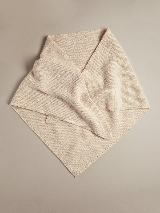 Triangle Scarf | Natural Marl from ROVE