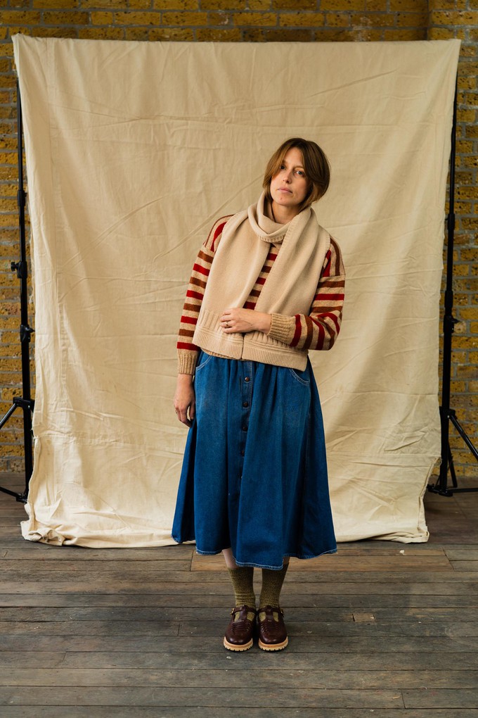 Guernsey Scarf | Ivory from ROVE