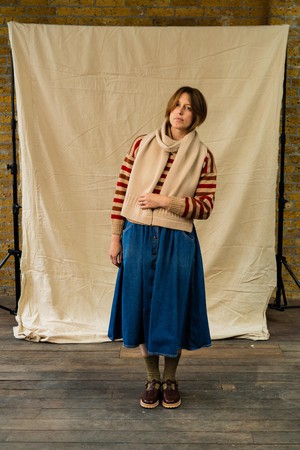 Guernsey Scarf | Ivory from ROVE