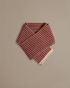 Small Check Scarf | Red via ROVE