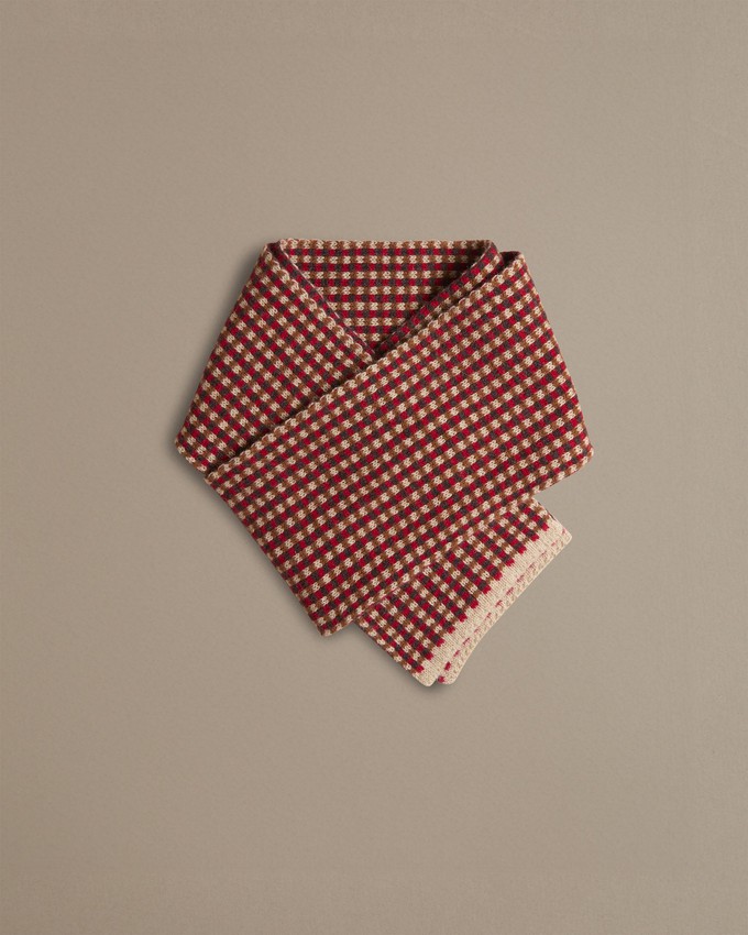 Small Check Scarf | Red from ROVE