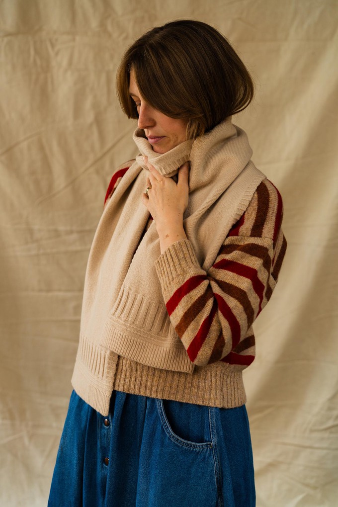 Guernsey Scarf | Ivory from ROVE