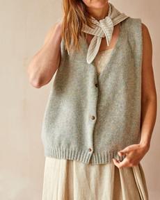 Button Up Vest | Opal via ROVE