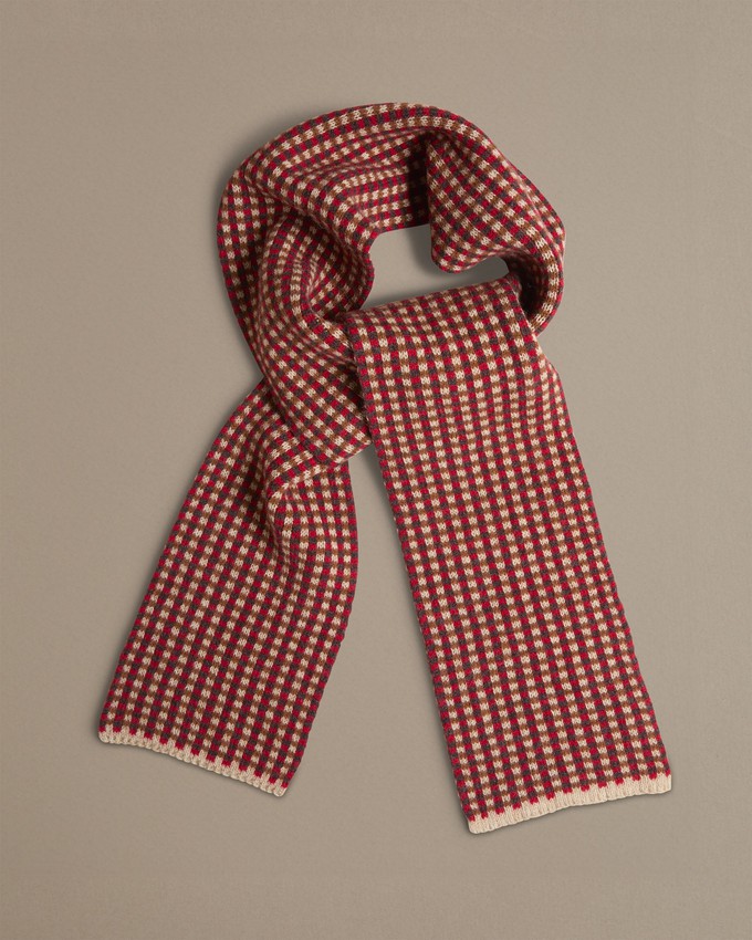 Small Check Scarf | Red from ROVE
