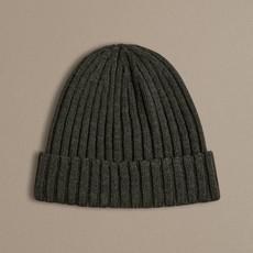 Lambswool Beanie | Seaweed Green via ROVE