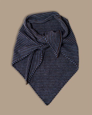 Triangle Scarf | Blue Stripe from ROVE