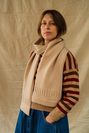 Guernsey Scarf | Ivory from ROVE