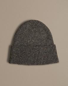 Unisex Donegal Beanie | Grey Fleck via ROVE