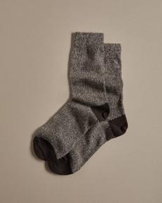 Fine Merino Wool Socks | Brown Marl via ROVE