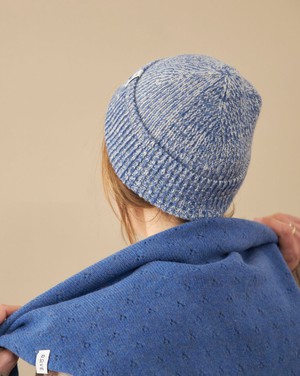 Unisex Marl Beanie | Blue from ROVE