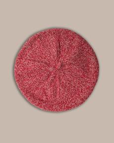 Womens Wool Beret | Cherry Marl via ROVE
