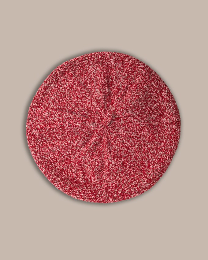 Womens Wool Beret | Cherry Marl from ROVE