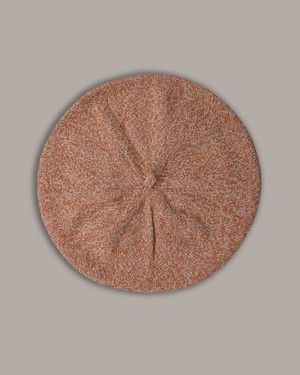 Womens Wool Beret | Apricot Marl from ROVE