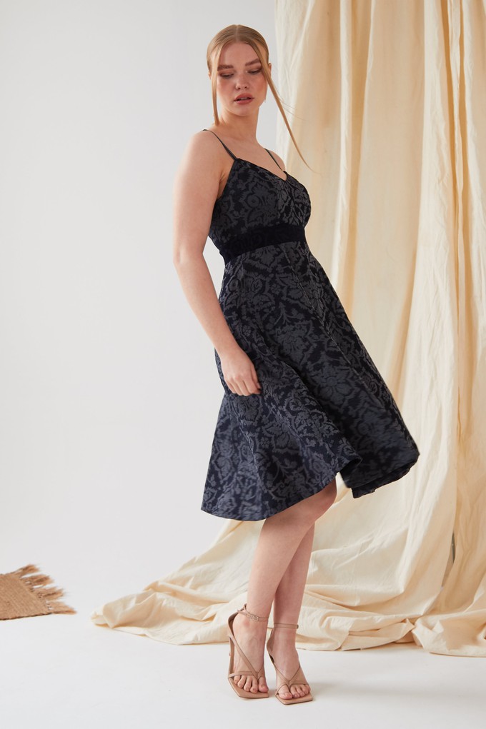 Jacquard Skater Dress from Sarvin
