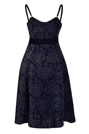 Jacquard Skater Dress from Sarvin