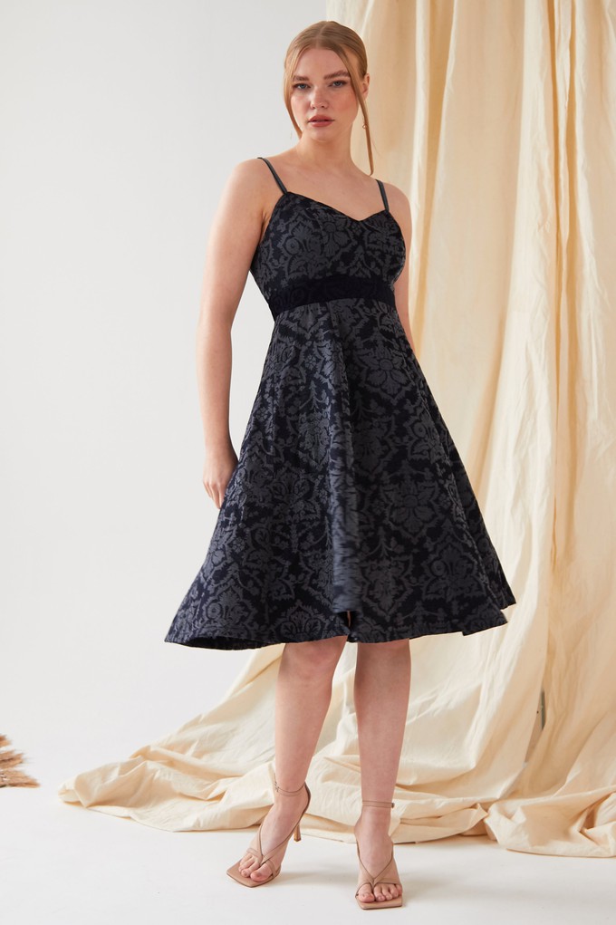 Jacquard Skater Dress from Sarvin