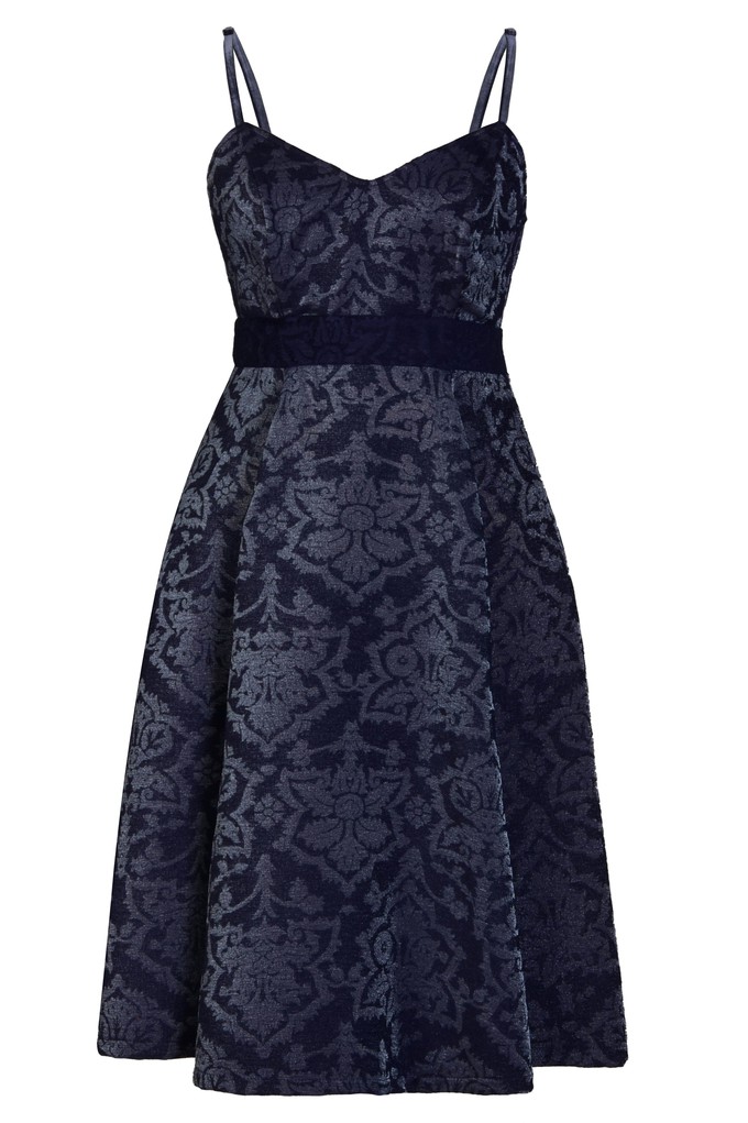 Jacquard Skater Dress from Sarvin