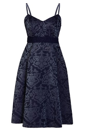 Jacquard Skater Dress from Sarvin