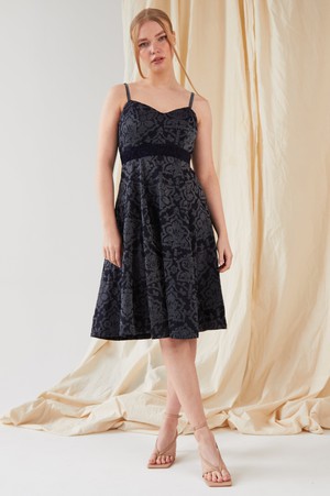 Jacquard Skater Dress from Sarvin