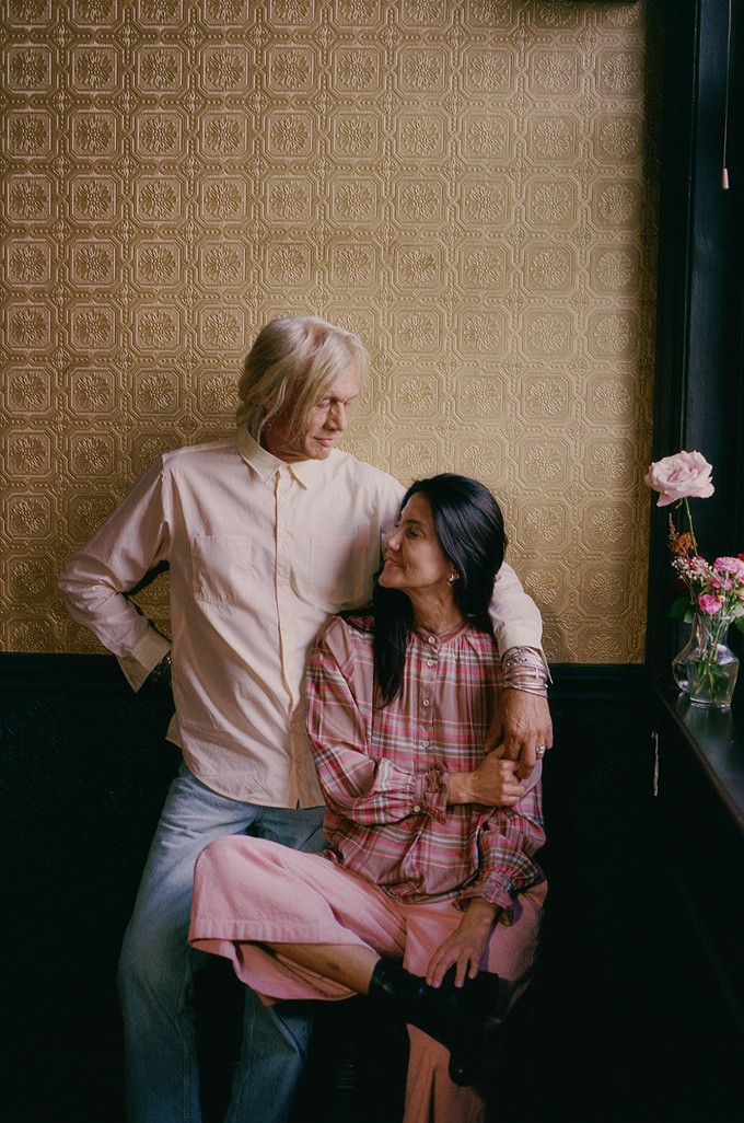 Limited Edition Marie Gather Neck A-Line Blouse, Pink Check Deadstock Cloth from Saywood.