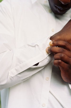 Mens Eddy Classic White Shirt, Cotton Bamboo from Saywood.