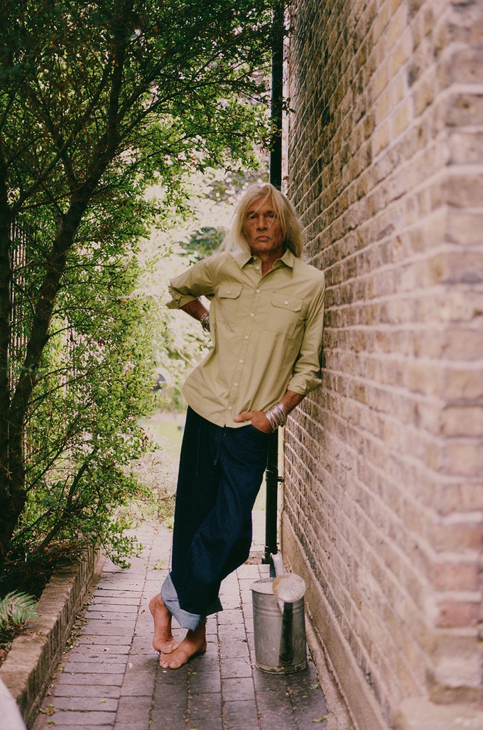 Limited Edition Mens Eddy Utility Shirt, Khaki Cotton from Saywood.