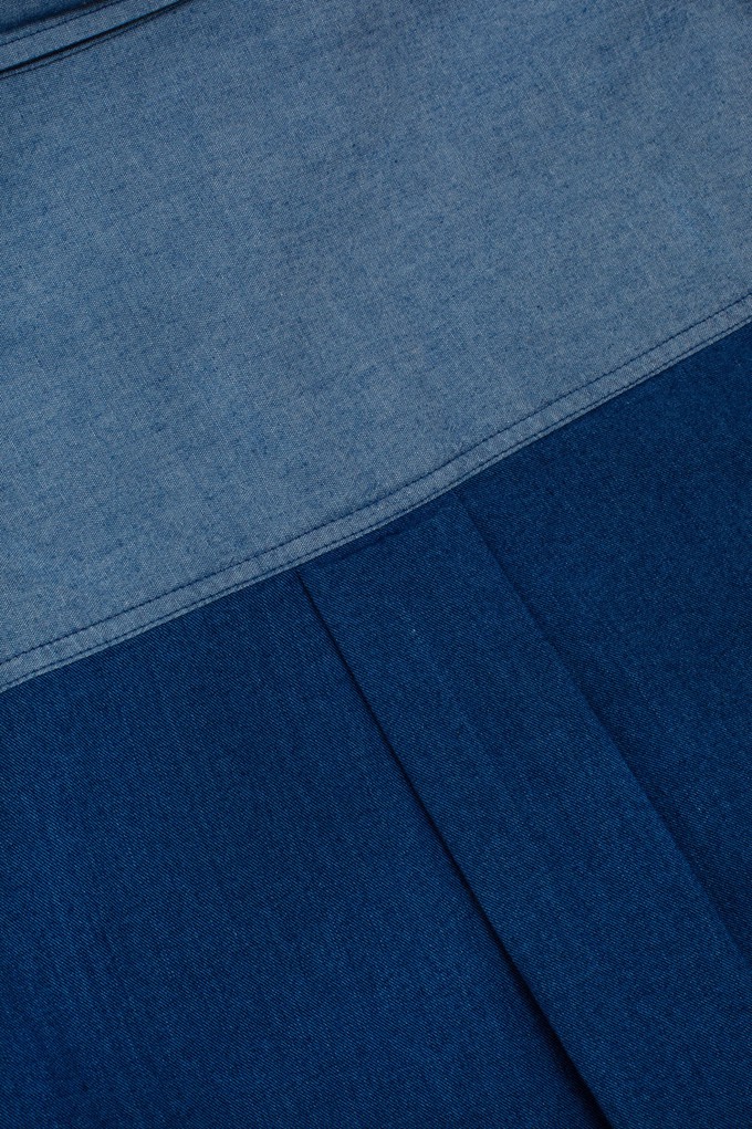 Lela Patch Pocket Shirt, Japanese Denim from Saywood.