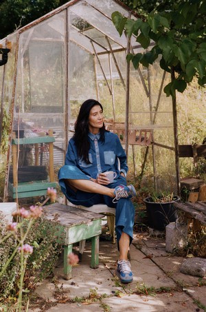 Lela Patch Pocket Shirt, Japanese Denim from Saywood.