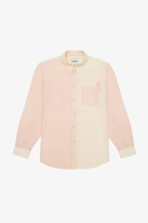 Mens Eddy Patchwork Panelled Pocket Shirt, Cotton from Saywood.