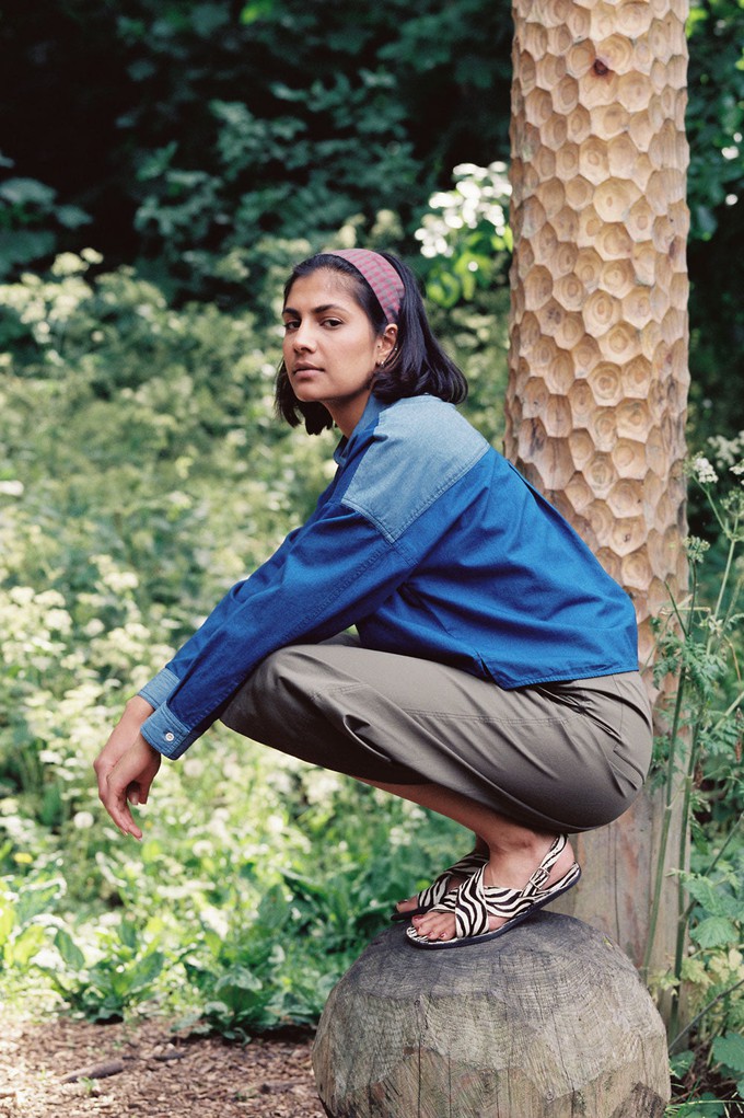 Lela Patch Pocket Shirt, Japanese Denim from Saywood.